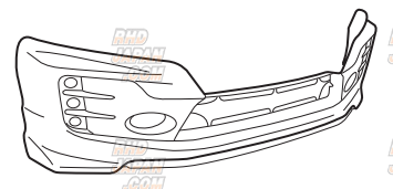 Mugen Front Under Spoiler Unpainted - GE8 GP4 Type RS - RHDJapan